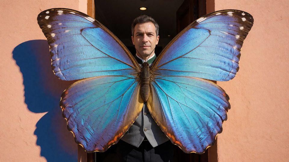 Butterfly tie