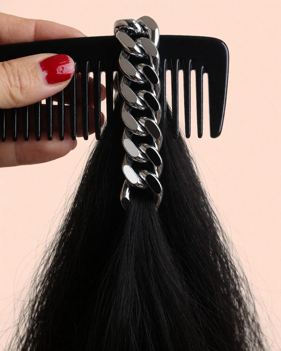 Metal and hair