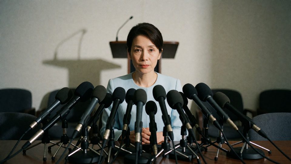 Facing the microphones
