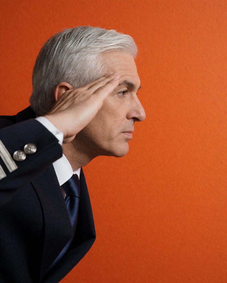 Portrait in orange