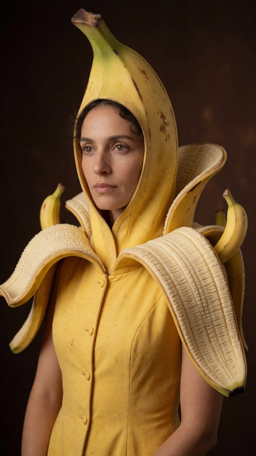 banana peel couture brown studio